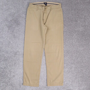 GAP 31x30 Classic Straight Fit Dark Beige Khaki Pants
